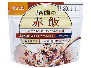 尾西の赤飯 アルファ米・個食タイプ