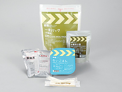 レスキューフーズ1食ボックス ‹ 製品情報: 防災用品 - タナカシンソー 